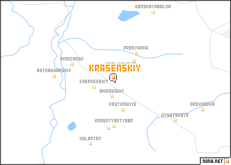 map of (( Krasenskiy ))
