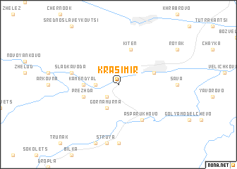 map of Krasimir