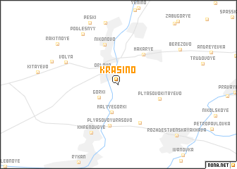 map of Krasino