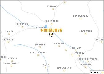 map of Krasivoye