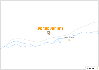 map of Krasnaya Chet\