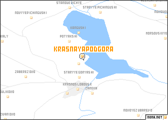 map of Krasnaya Podgora