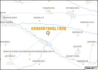 map of Krasnaya Polyana