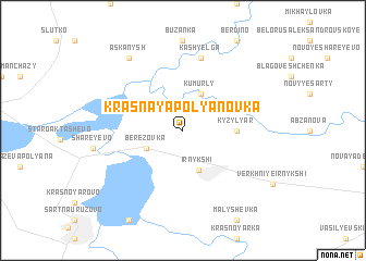 map of Krasnaya Polyanovka