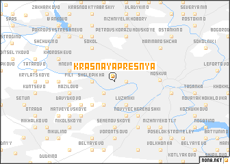 map of Krasnaya Presnya