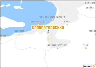 map of Krasnaya Rechka