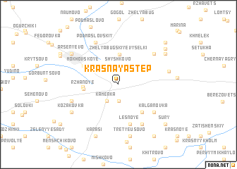 map of (( Krasnaya Step\