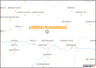 map of Krasnaya Vishnëvka