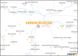 map of Krasnaya Zvezda