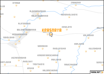 map of Krasnaya