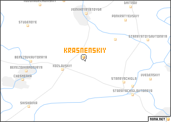 map of Krasnenskiy