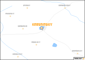 map of Krasninskiy