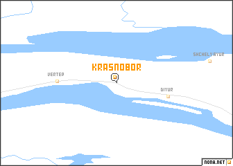 map of Krasnobor