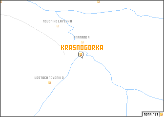 map of Krasnogorka