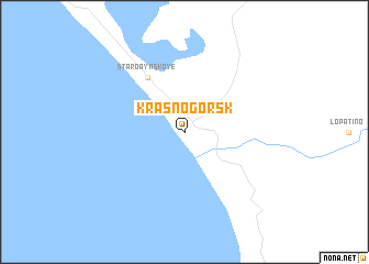 map of Krasnogorsk