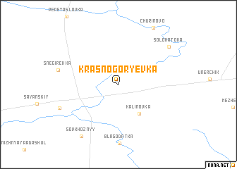 map of Krasnogor\