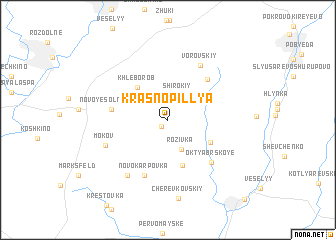 map of Krasnopillya