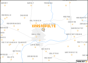 map of Krasnopolʼye