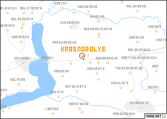 map of Krasnopolʼye