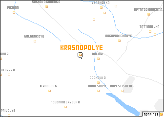 map of Krasnopolʼye