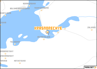 map of Krasnorech\