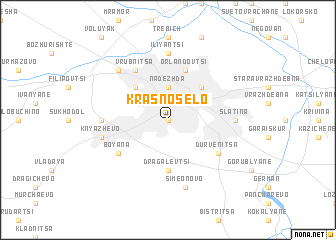 map of Krasno Selo