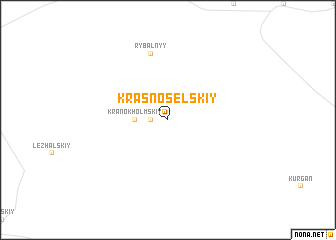 map of Krasnosel\