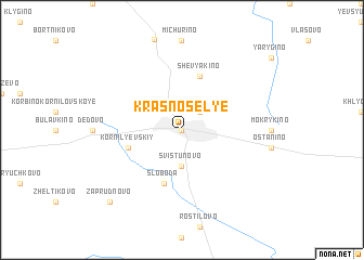 map of Krasnosel\