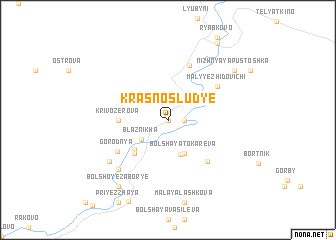 map of Krasnoslud\