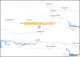 map of Krasno-Streletskiy