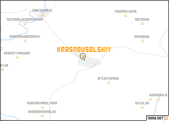 map of Krasnousol\