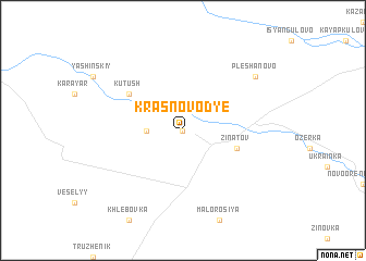 map of Krasnovod\