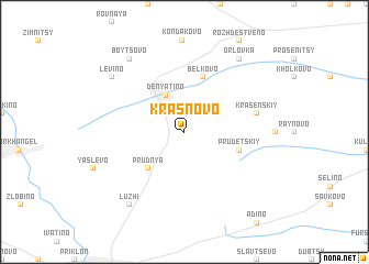 map of Krasnovo