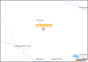 map of Krasnovo