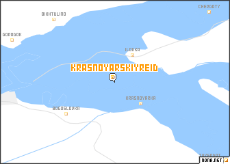 map of Krasnoyarskiy Reid