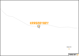 map of Krasnoyary