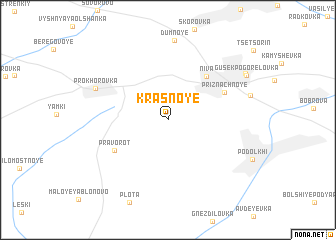 map of Krasnoye