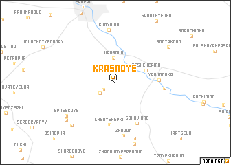 map of Krasnoye