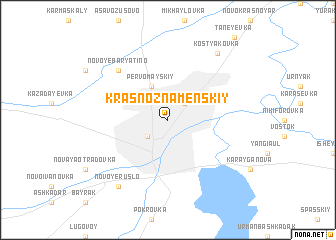 map of Krasnoznamenskiy