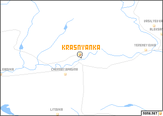 map of Krasnyanka