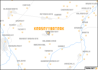 map of (( Krasnyy Batrak ))