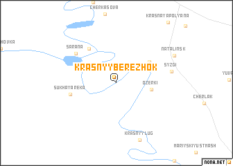 map of Krasnyy Berezhok