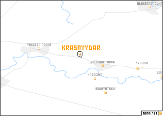 map of Krasnyy Dar