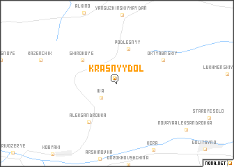 map of Krasnyy Dol