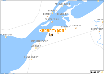 map of Krasnyy Don