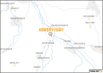 map of Krasnyy Gay