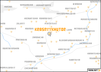 map of Krasnyy Khutor