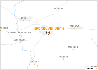 map of Krasnyy Klyuch