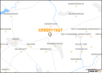 map of Krasnyy Kut