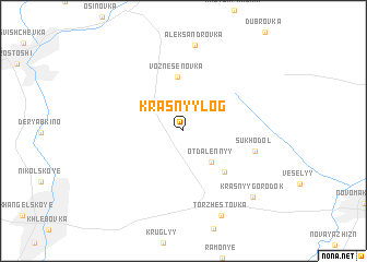 map of Krasnyy Log